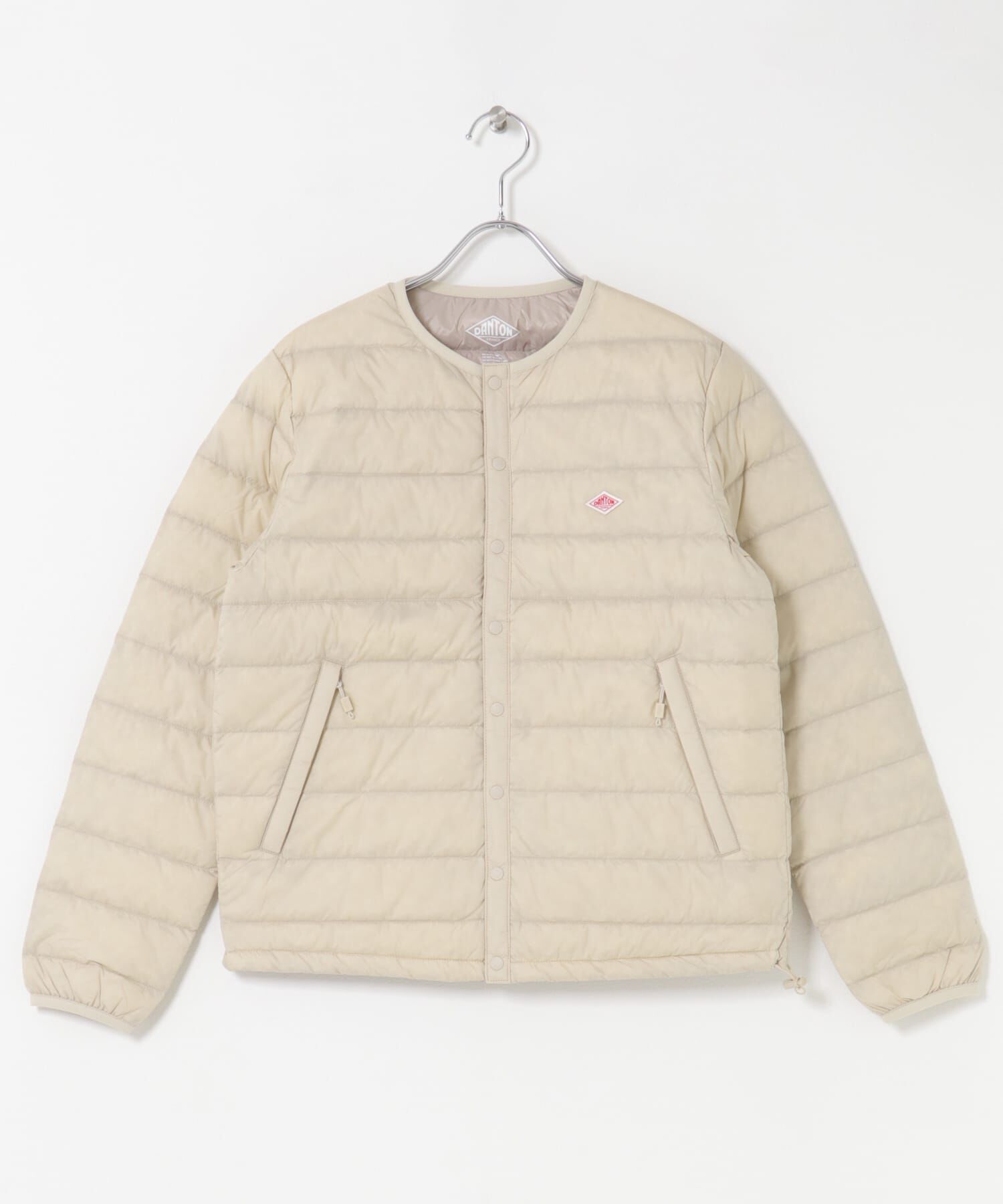 URBAN RESEARCH DOORS「DANTON　INNERDOWN CREWNECKJACKET」|ダウン|ホワイト系その他