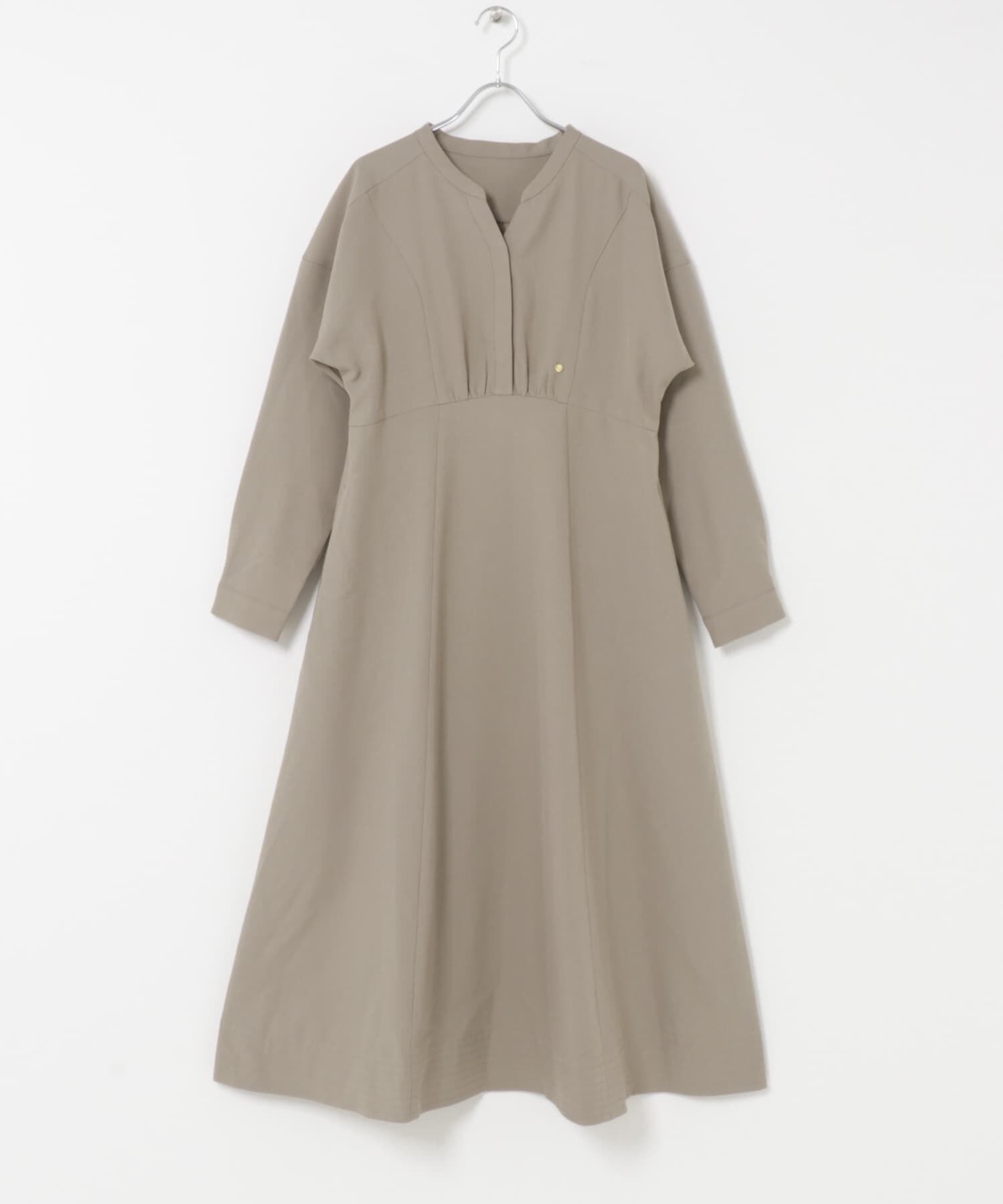 URBAN RESEARCH ROSSO「『UR TECH SMOOTHLUXE』F by ROSSO　キーネックワンピース」|ワンピース|