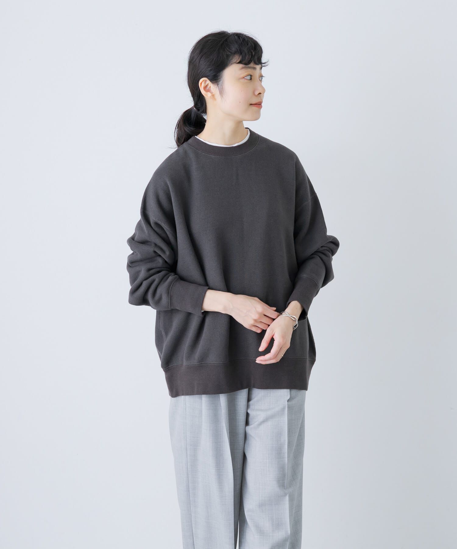 コットンリヨセルスウェットプルオーバー（かぐれ）｜ルミネの