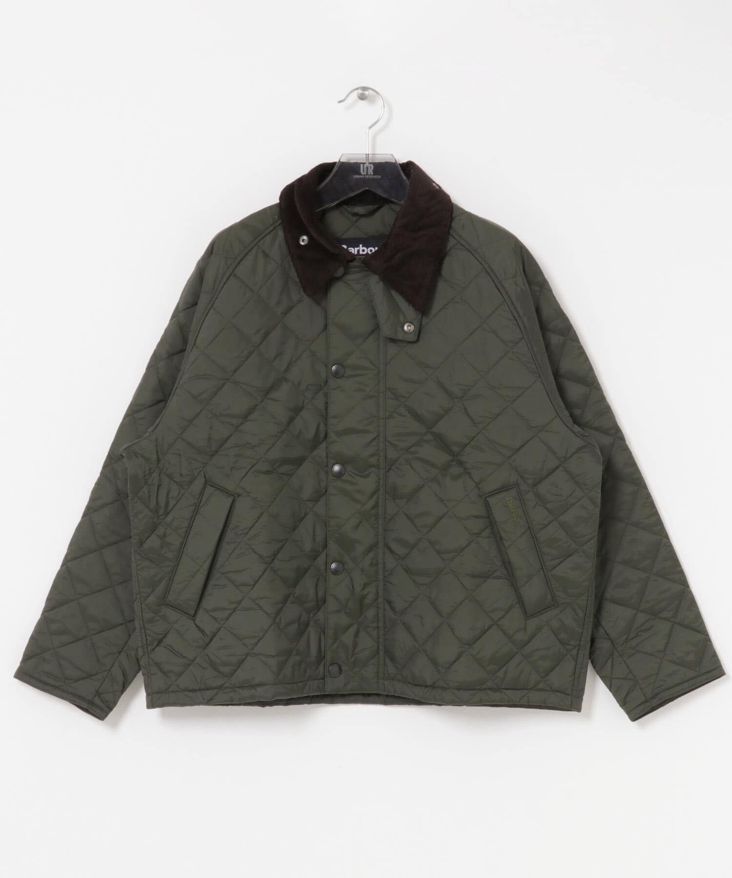 URBAN RESEARCH「Barbour　os transport quilted jacket」|ダウン|グリーン系その他