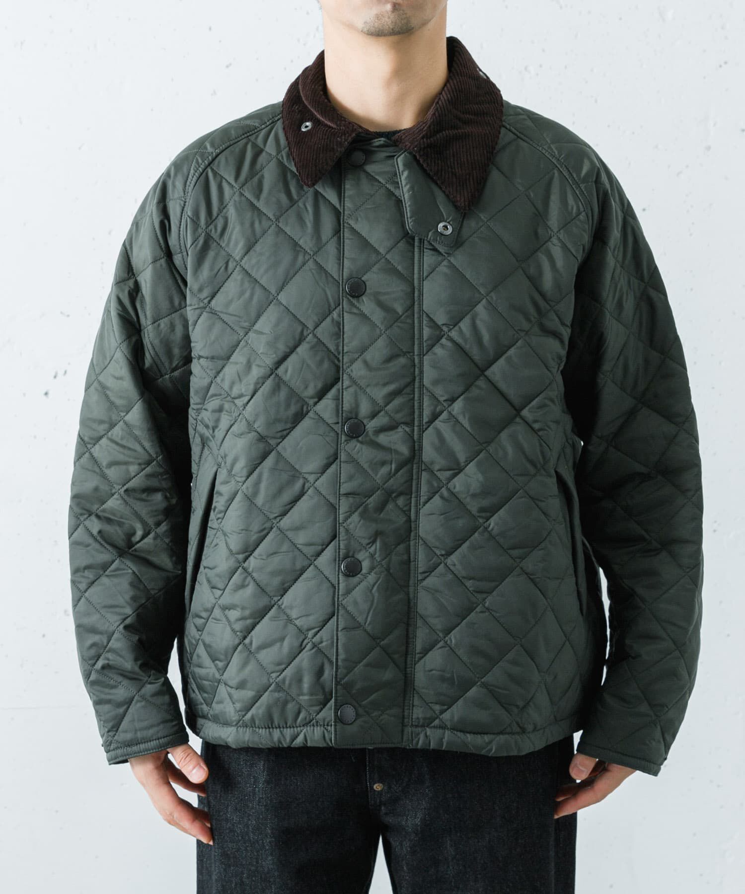 URBAN RESEARCH「Barbour　os transport quilted jacket」|ダウン|