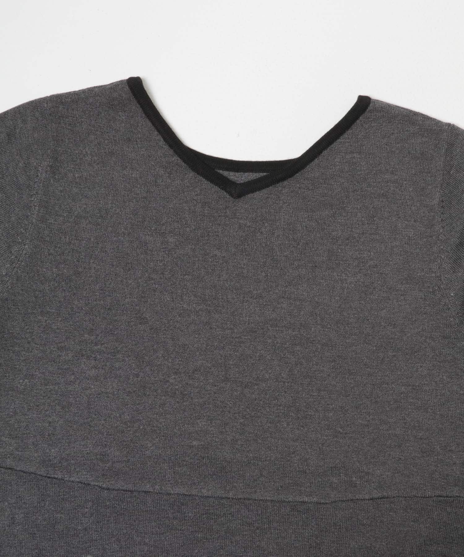 URBAN RESEARCH ROSSO「ウォシャブルフレアシルエットニットワンピース」|ワンピース|