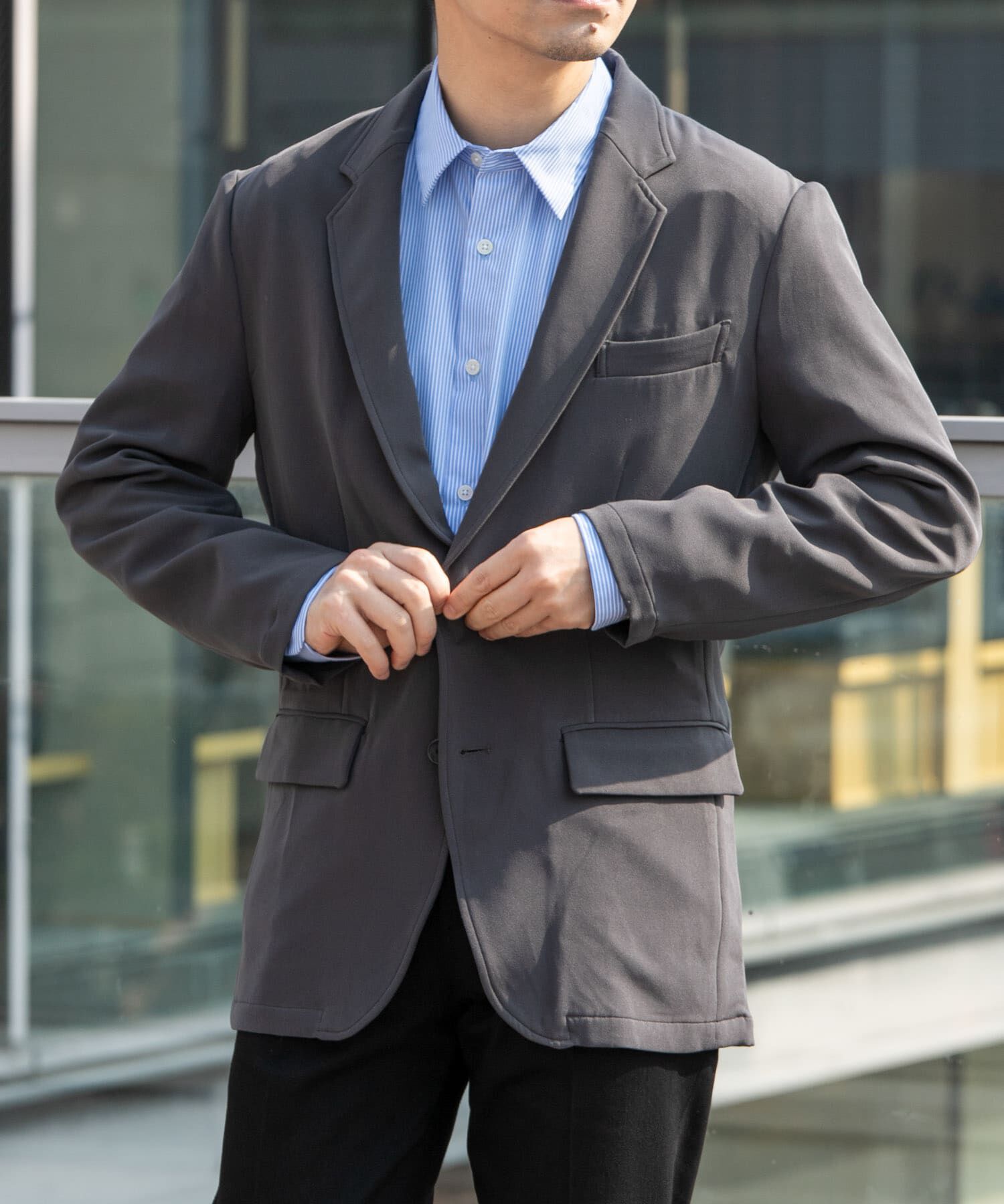 URBAN RESEARCH ROSSO「『イージーケア』ハイパフォーマンス快適ジャケット」|その他|チャコールグレー