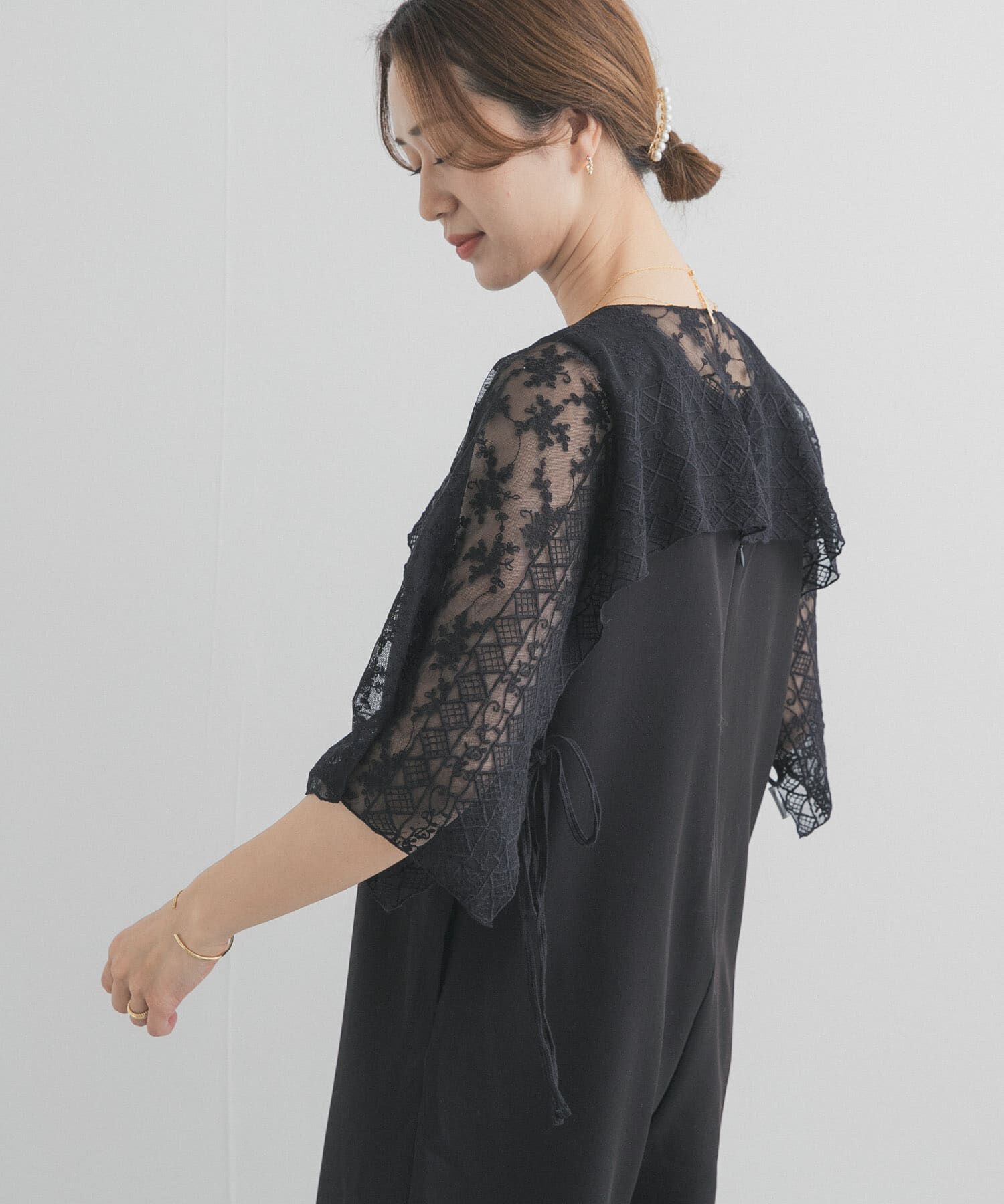 URBAN RESEARCH DOORS「2WAYレースカバー」|ストール|