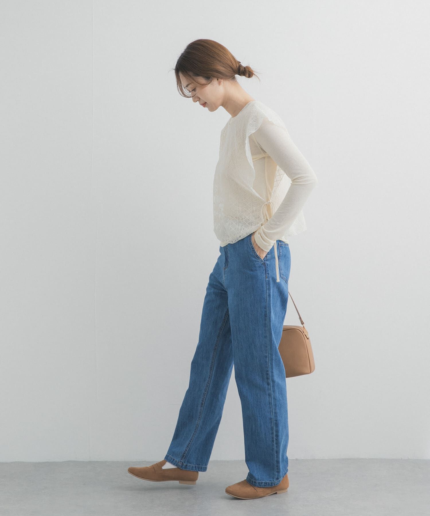 URBAN RESEARCH DOORS「2WAYレースカバー」|ストール|