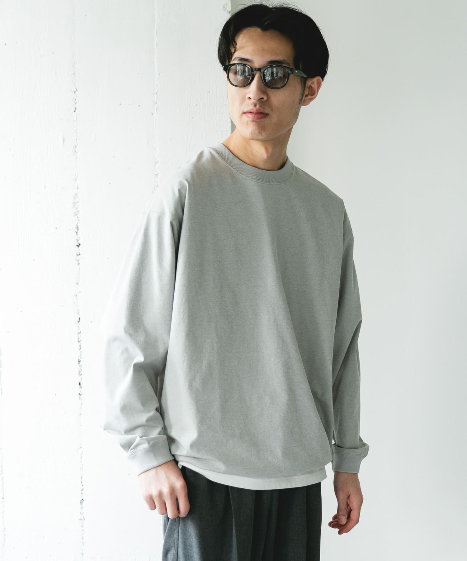 URBAN RESEARCH DOORS「『吸水速乾/接触冷感/ｲｰｼﾞｰｹｱ』ｸｲｯｸﾄﾞﾗｲ ﾄﾞﾛｽﾄﾛﾝ 」|Tシャツ・カットソー|