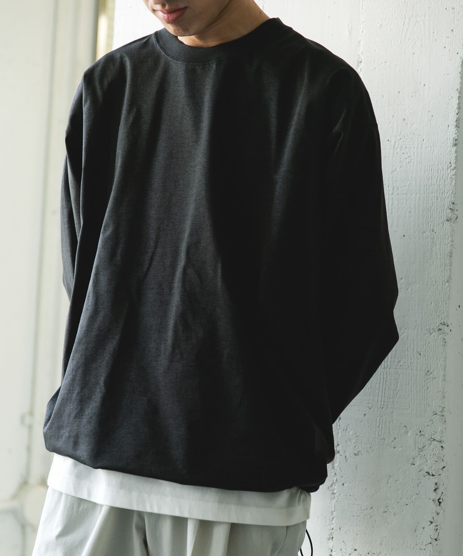 URBAN RESEARCH DOORS「『吸水速乾/接触冷感/ｲｰｼﾞｰｹｱ』ｸｲｯｸﾄﾞﾗｲ ﾄﾞﾛｽﾄﾛﾝ 」|Tシャツ・カットソー|