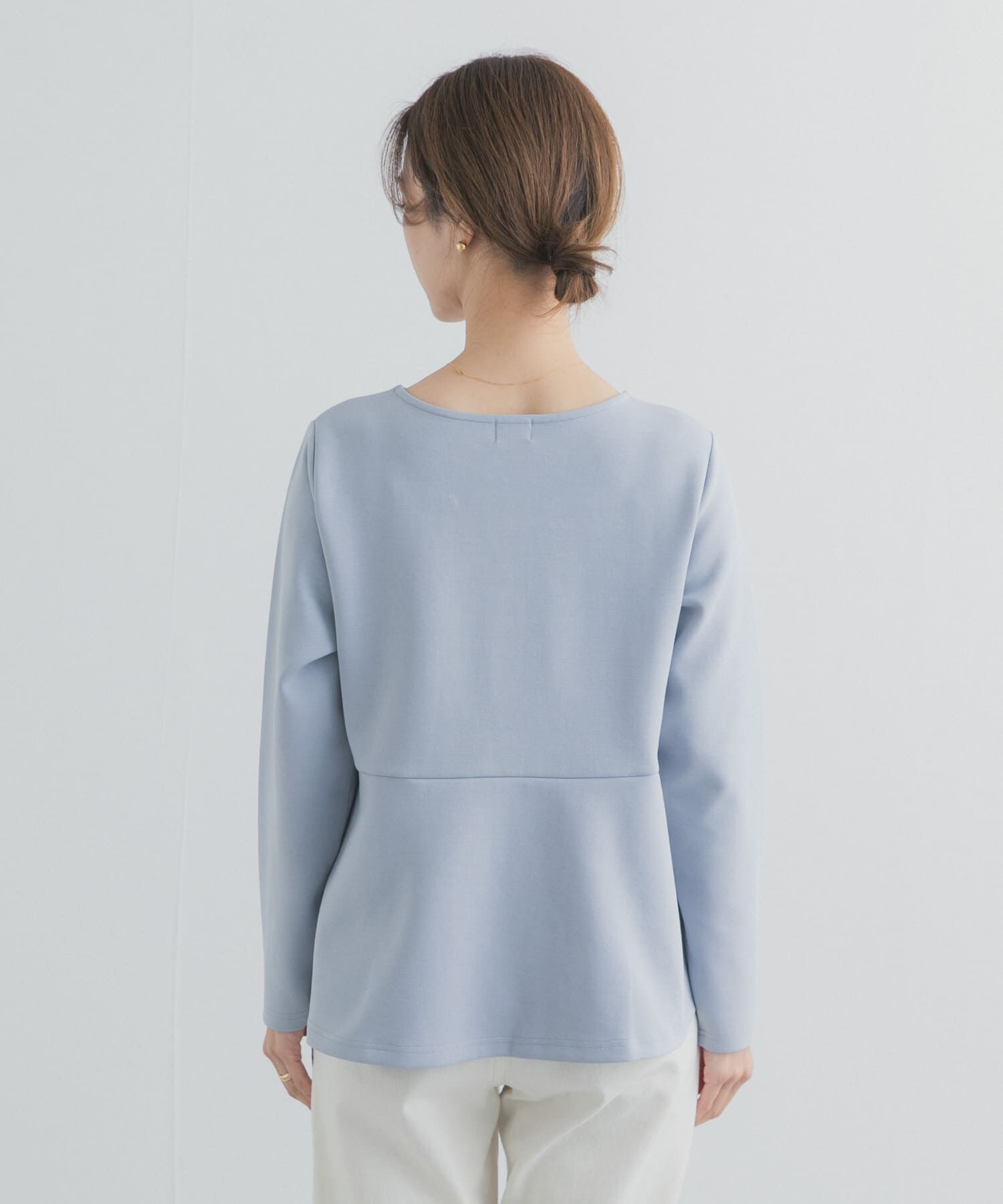 URBAN RESEARCH DOORS「ポンチペプラムプルオーバー」|Tシャツ・カットソー|