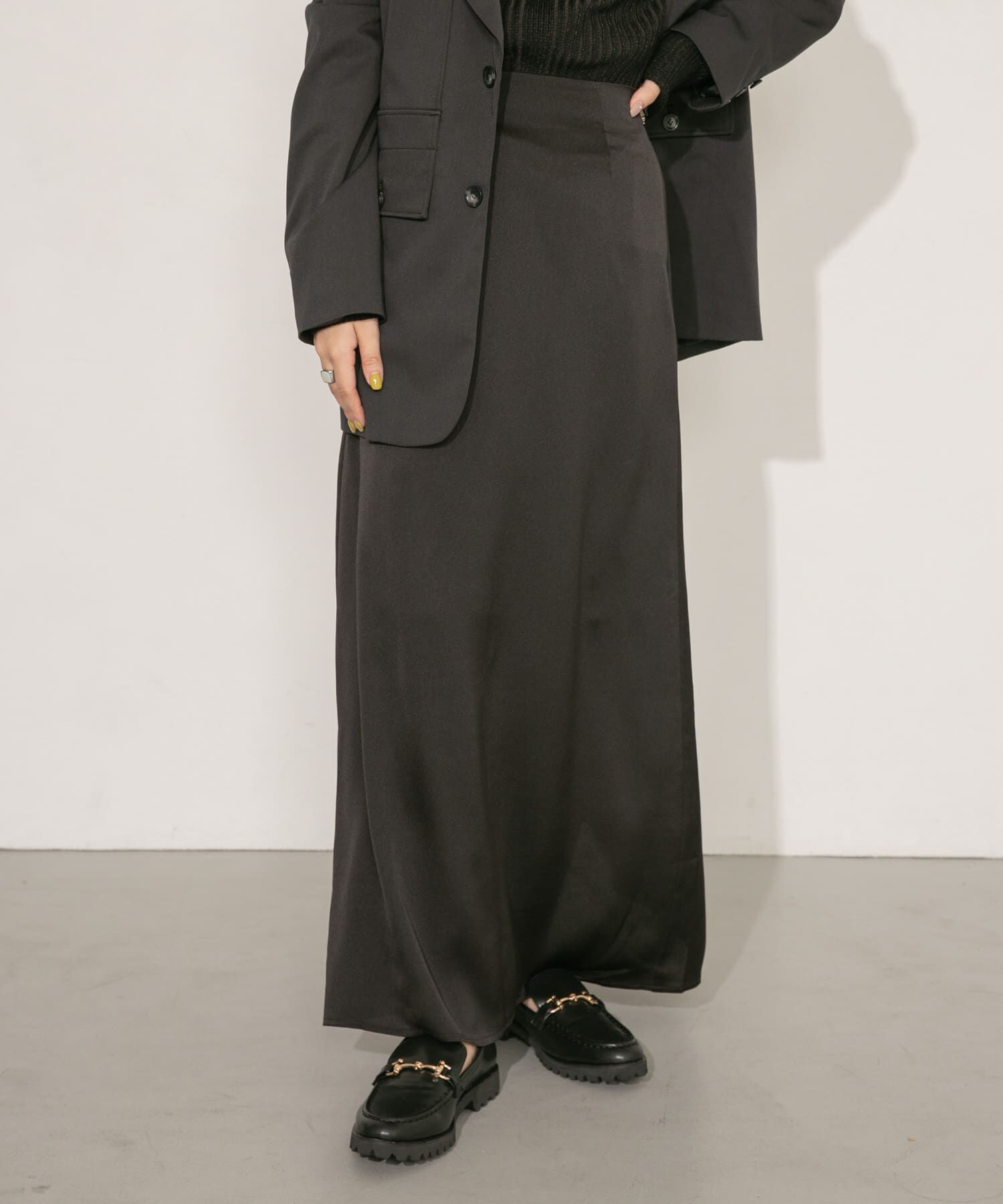  「Aラインロングスカート」|スカート|