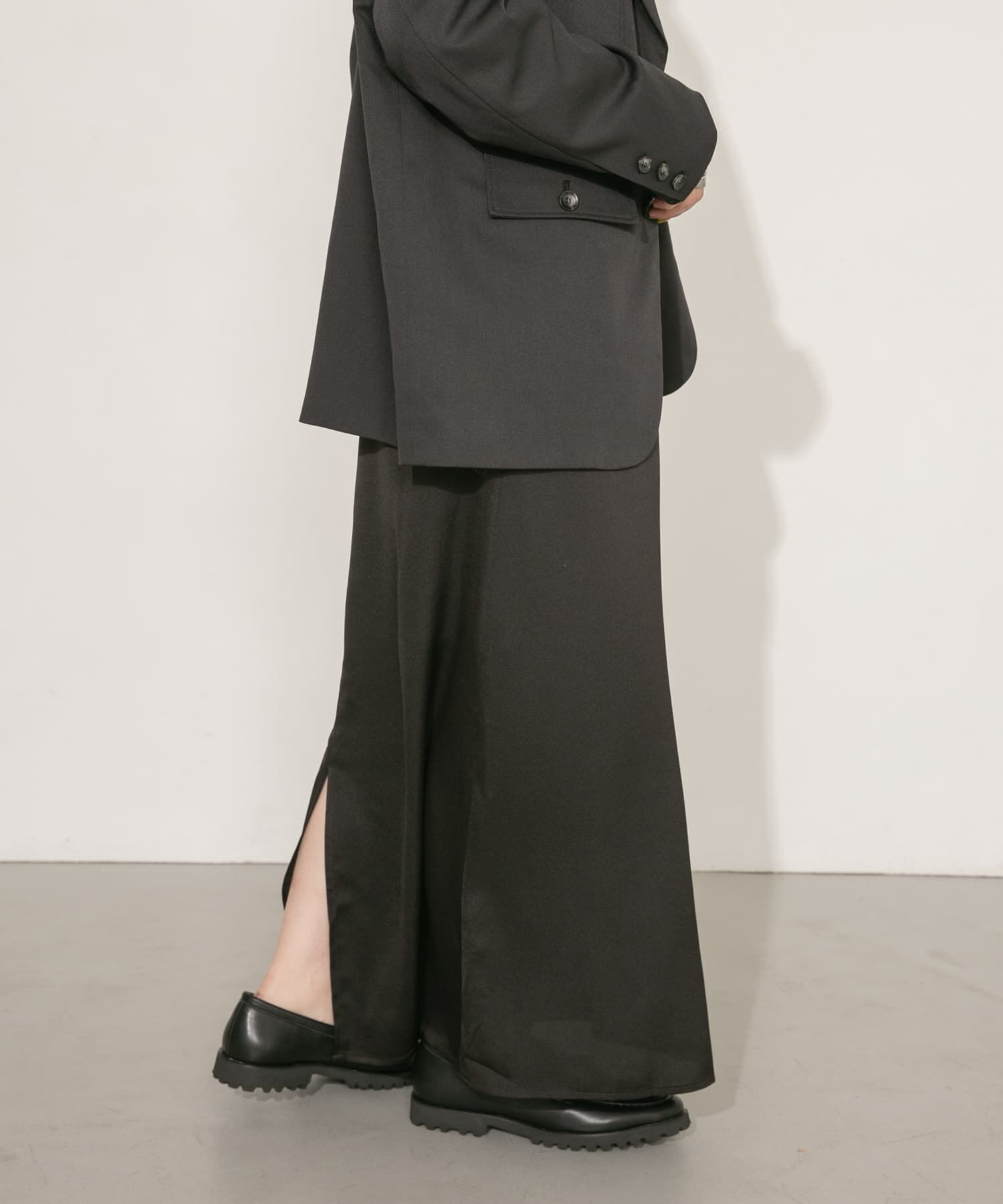  「Aラインロングスカート」|スカート|