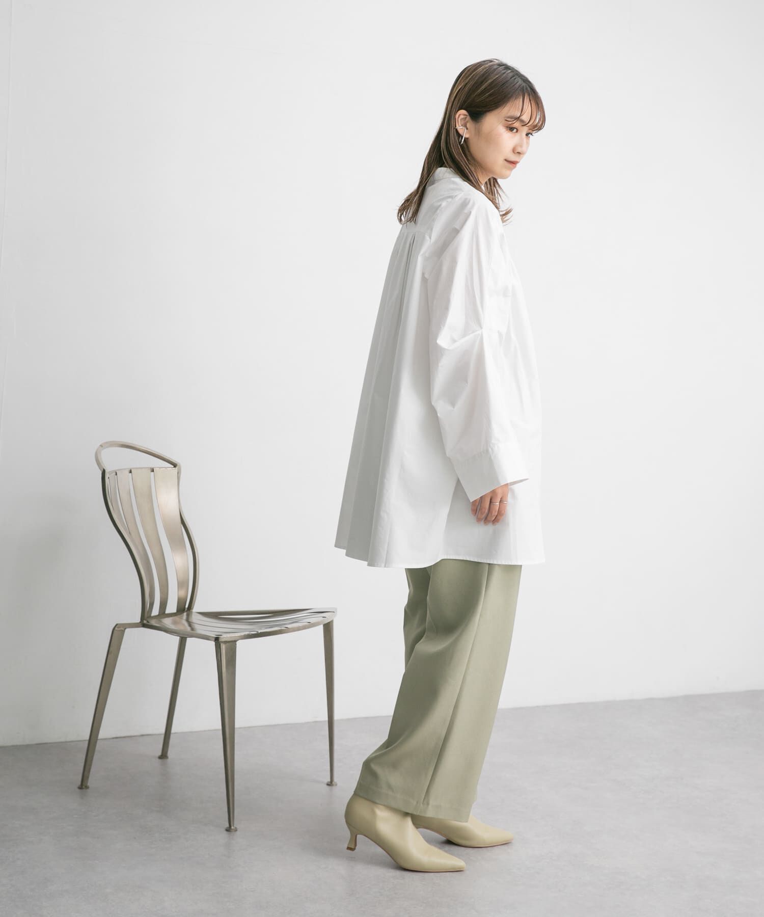  「ポインテッドトゥストレッチブーティー」|ショートブーツ|