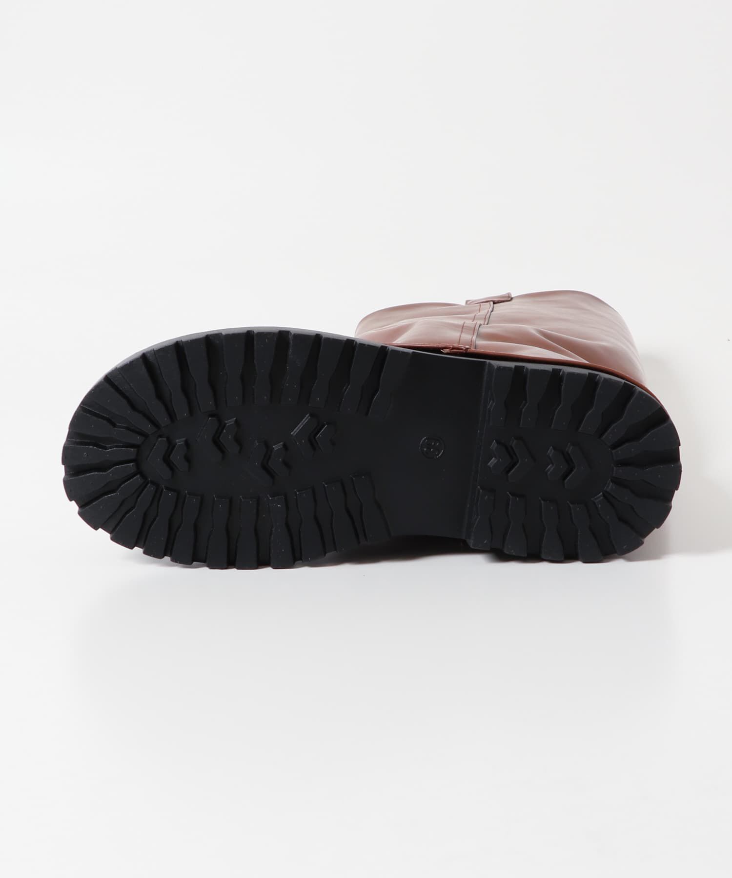  「カバーデザインロングブーツ」|ショートブーツ|