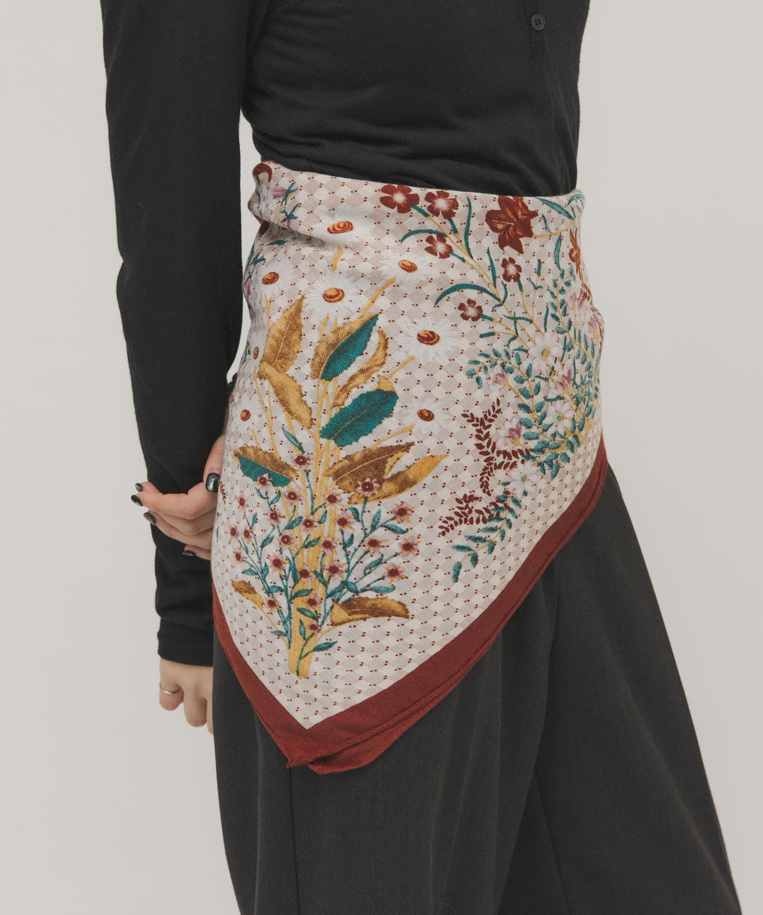  「ヴィンテージフラワースカーフ」|バンダナ・スカーフ|