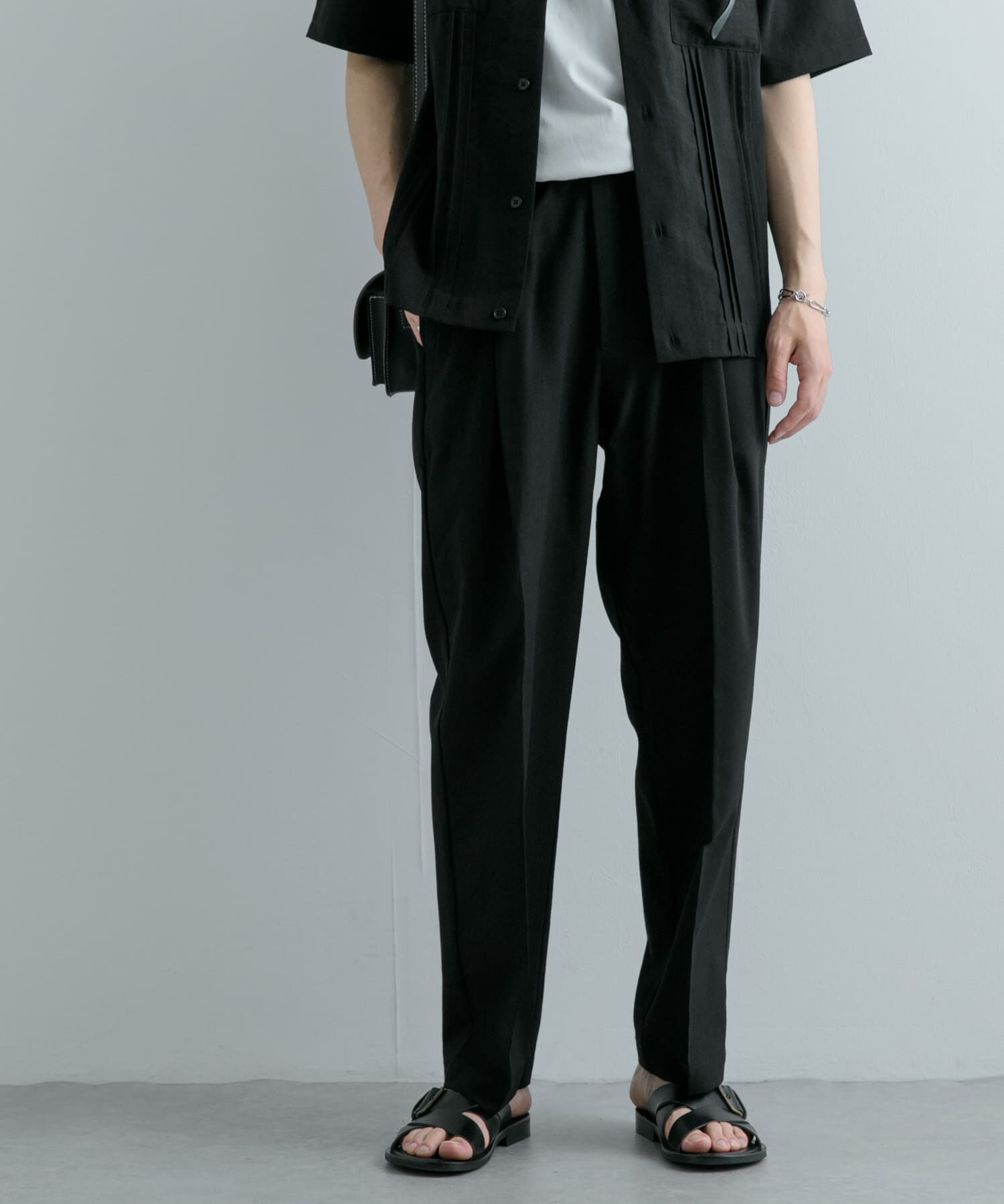 SENSE OF PLACE by URBAN RESEARCH「『セットアップ対応』 『UR TECH DRYLUXE』リネンライクテーパードパンツ」|その他|