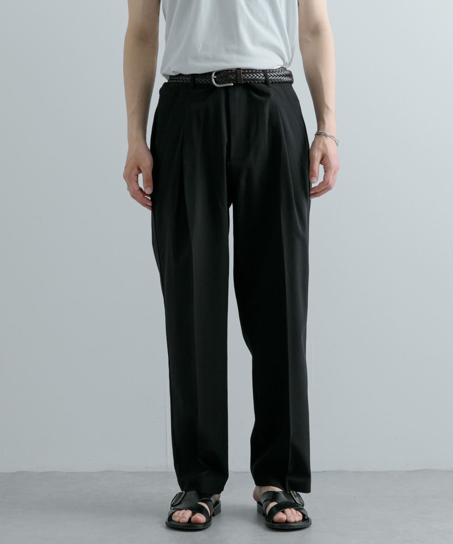 SENSE OF PLACE by URBAN RESEARCH「『セットアップ対応』 『UR TECH DRYLUXE』リネンライクテーパードパンツ」|その他|