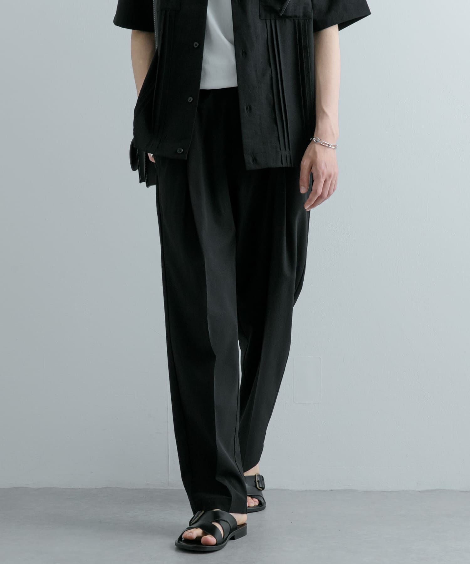 SENSE OF PLACE by URBAN RESEARCH「『セットアップ対応』 『UR TECH DRYLUXE』リネンライクテーパードパンツ」|その他|