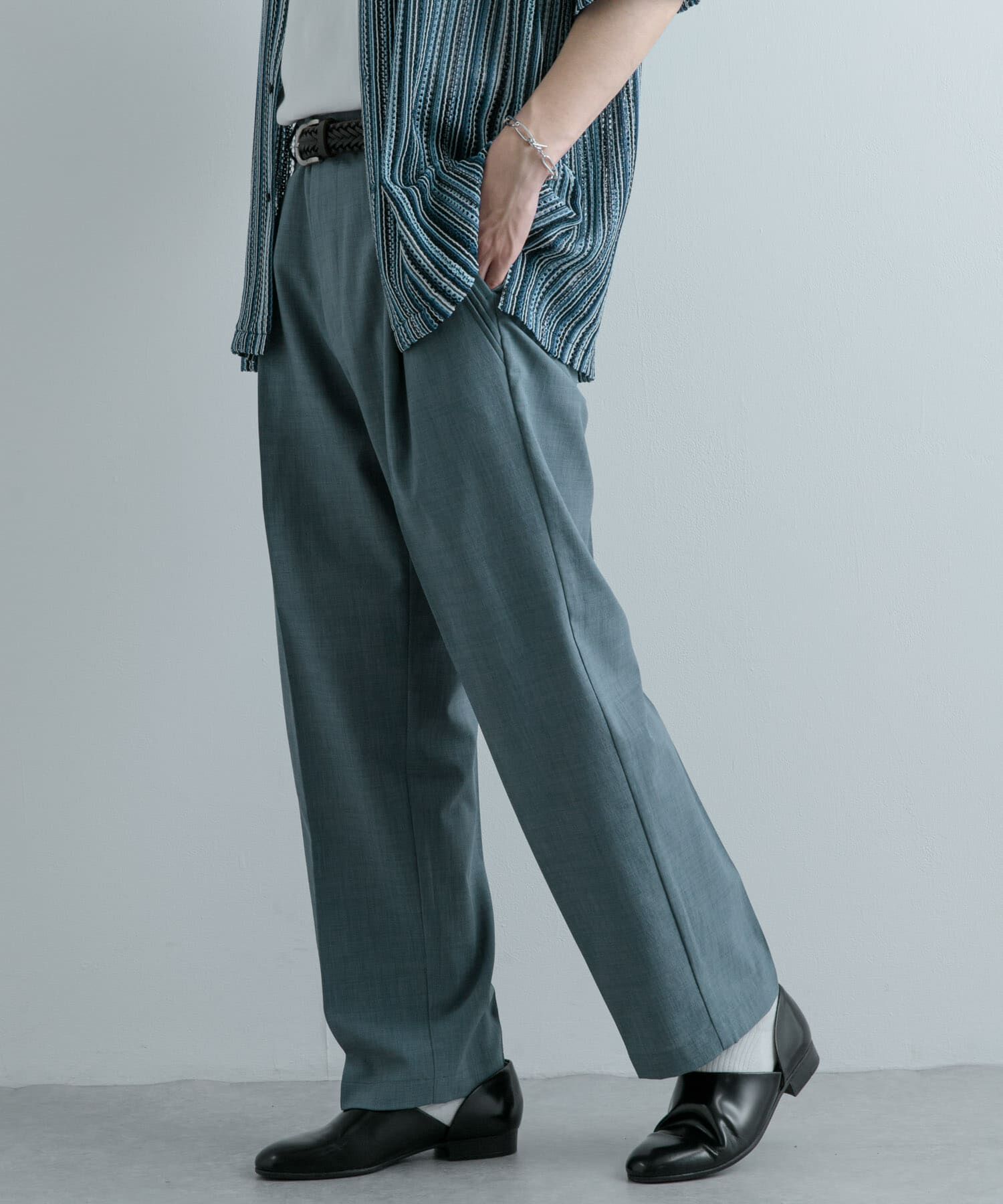 SENSE OF PLACE by URBAN RESEARCH「『セットアップ対応』 『UR TECH DRYLUXE』リネンライクテーパードパンツ」|その他|