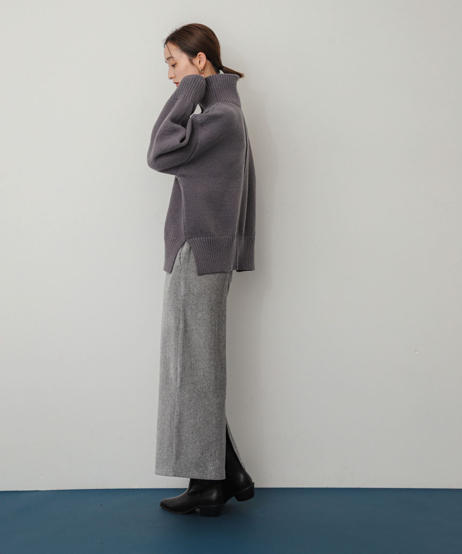 SENSE OF PLACE by URBAN RESEARCH「ラメカットコールナロースカート」|スカート|