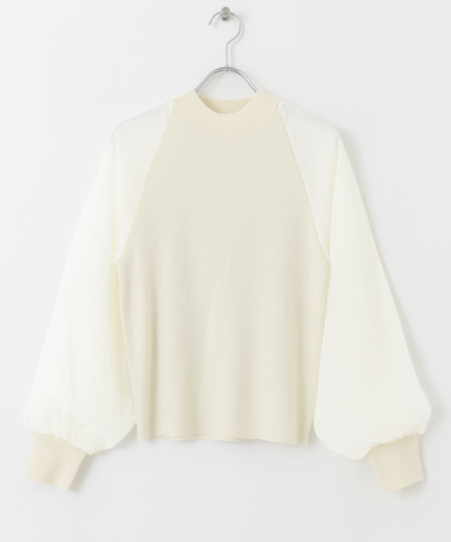 SENSE OF PLACE by URBAN RESEARCH「シアーボリュームスリーブセーター」|ニット・セーター|