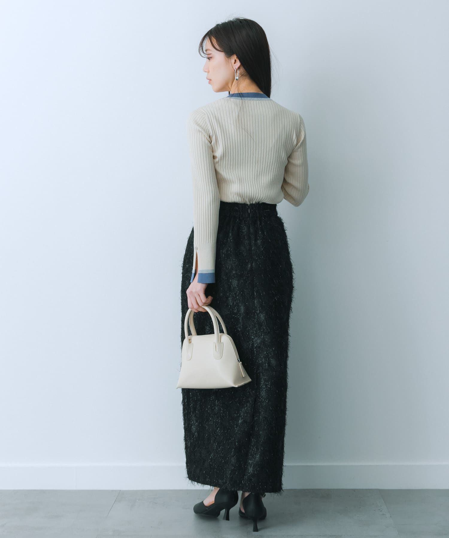 SENSE OF PLACE by URBAN RESEARCH「ジャガードフリンジスカート」|スカート|