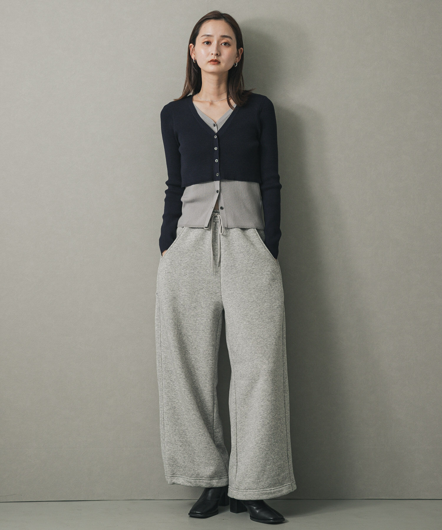 SENSE OF PLACE by URBAN RESEARCH「ダブルレイヤードカーディガン」|カーディガン|