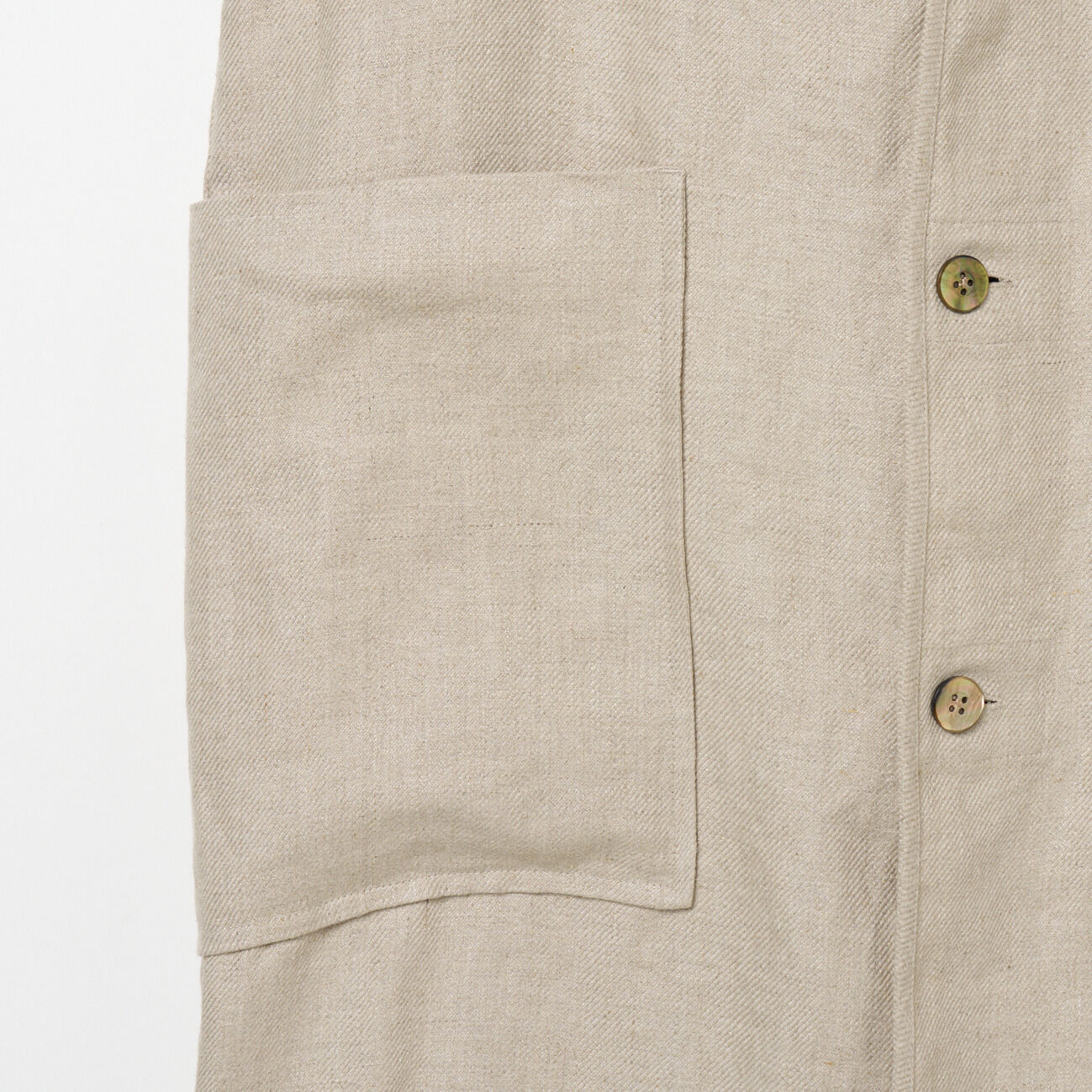 HELIOPOLE「HELIOPOLE DUNGAREES LINEN COAT」|トレンチコート|