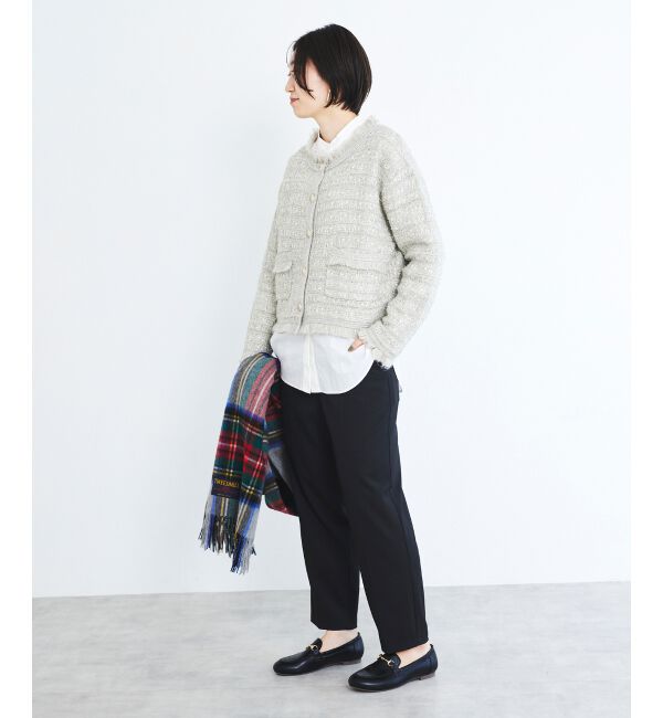 le.coeur blanc「ツイード調ラメニットジャケット」|その他|