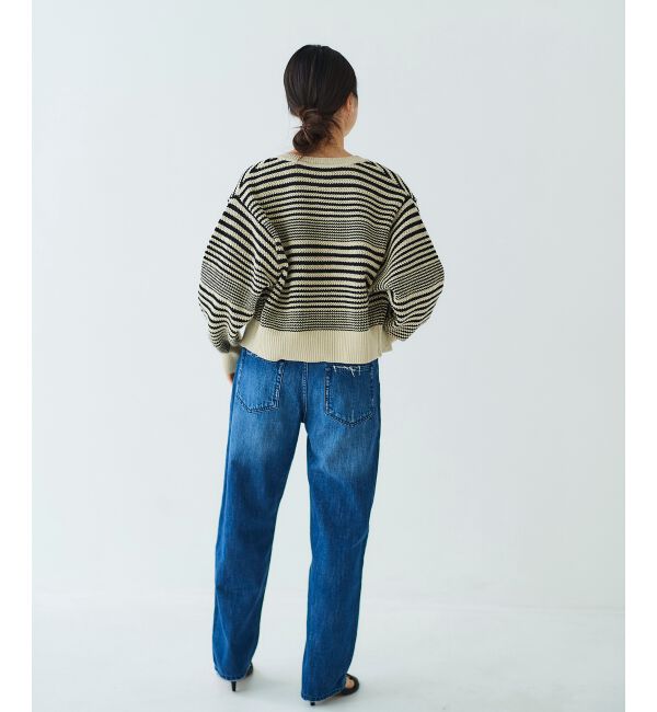 le.coeur blanc「《手洗い可能》柄アミニットカーディガン」|ニット・セーター|