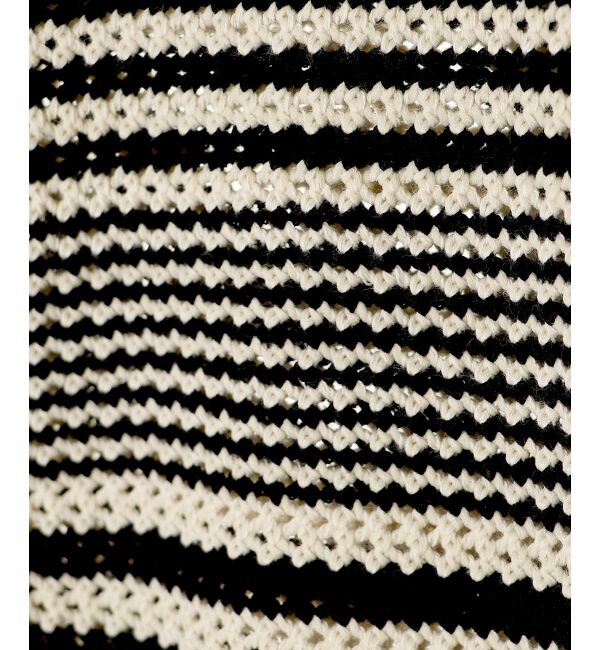 le.coeur blanc「《手洗い可能》柄アミニットカーディガン」|ニット・セーター|