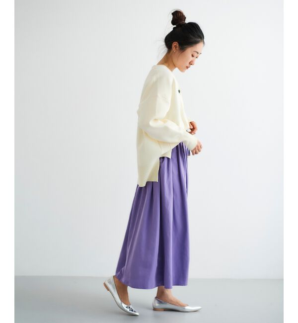 le.coeur blanc「タフタギャザーボリュームスカート」|スカート|