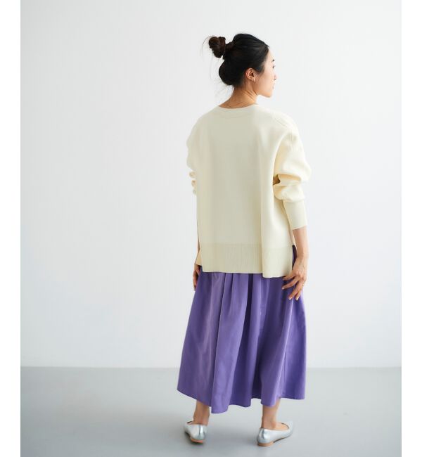 le.coeur blanc「タフタギャザーボリュームスカート」|スカート|