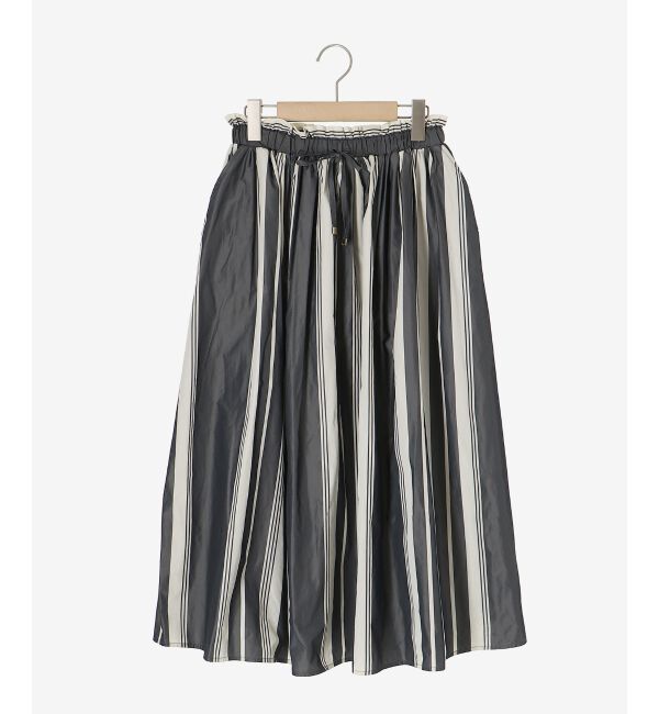 le.coeur blanc「タフタギャザーボリュームスカート」|スカート|