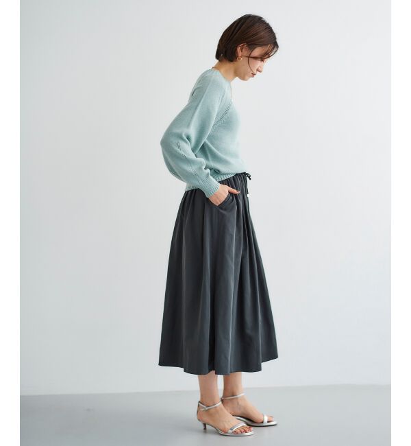 le.coeur blanc「タフタギャザーボリュームスカート」|スカート|