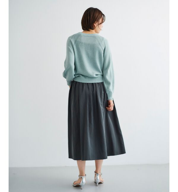 le.coeur blanc「タフタギャザーボリュームスカート」|スカート|