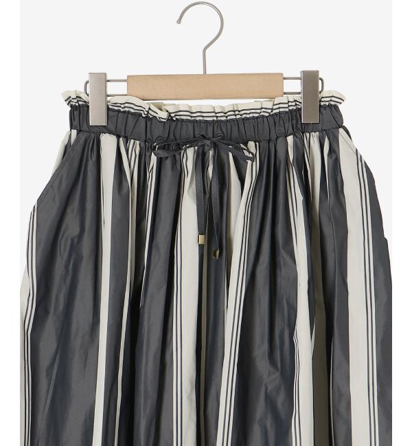 le.coeur blanc「タフタギャザーボリュームスカート」|スカート|