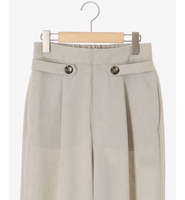 le.coeur blanc「リネンライクツイルワイドパンツ」|その他|