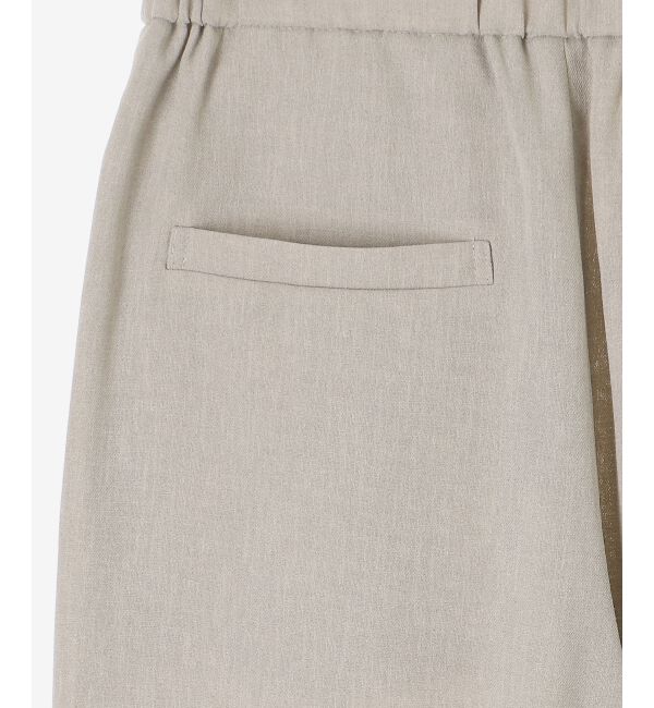 le.coeur blanc「リネンライクツイルワイドパンツ」|その他|