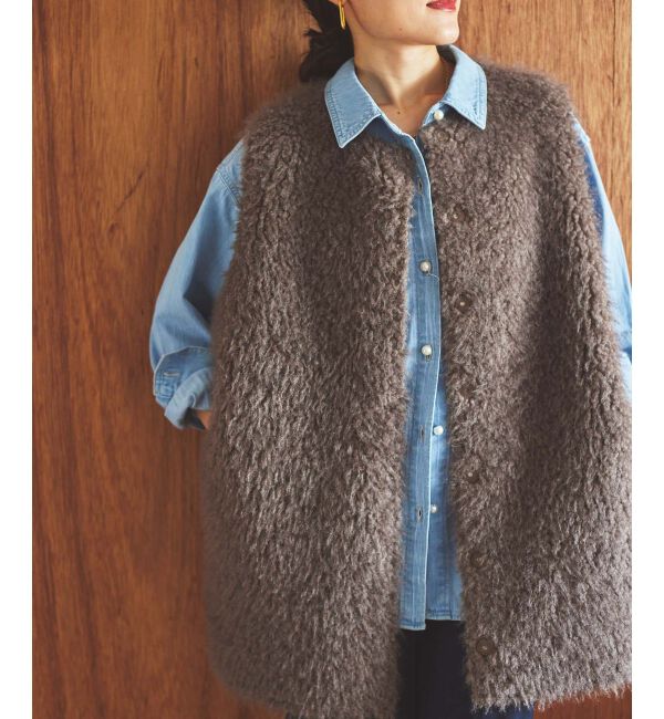 le.coeur blanc「TORRAZZO DONNAエコムートン&times;ボア2wayベスト」|その他|