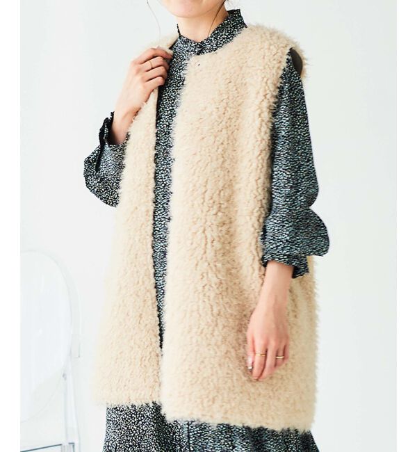 le.coeur blanc「TORRAZZO DONNAエコムートン&times;ボア2wayベスト」|その他|