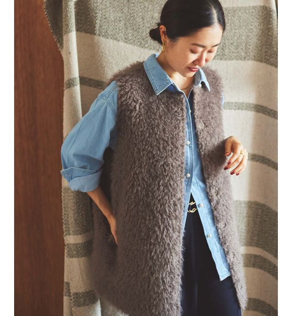 le.coeur blanc「TORRAZZO DONNAエコムートン&times;ボア2wayベスト」|その他|