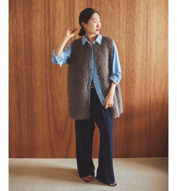 le.coeur blanc「TORRAZZO DONNAエコムートン&times;ボア2wayベスト」|その他|