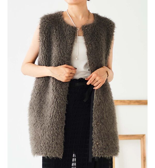 le.coeur blanc「TORRAZZO DONNAエコムートン&times;ボア2wayベスト」|その他|