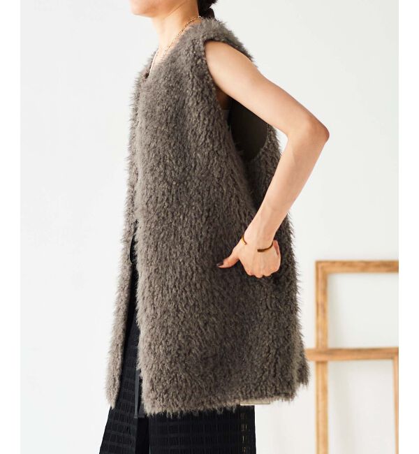 le.coeur blanc「TORRAZZO DONNAエコムートン&times;ボア2wayベスト」|その他|