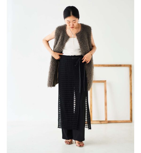 le.coeur blanc「TORRAZZO DONNAエコムートン&times;ボア2wayベスト」|その他|