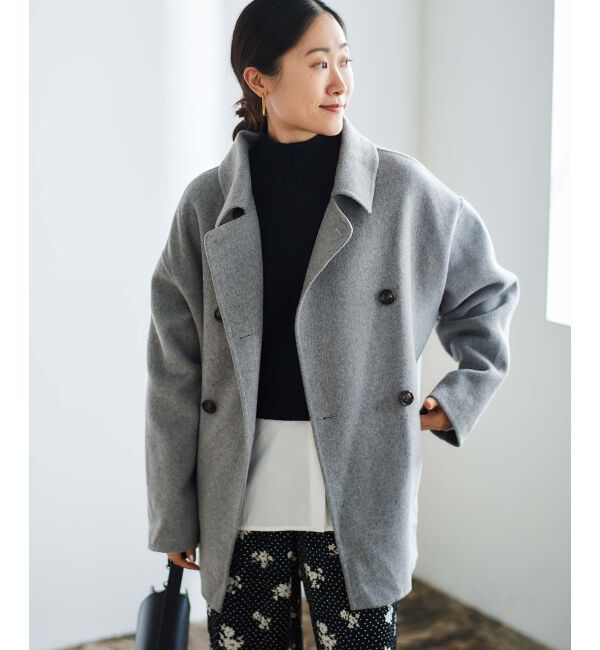 le.coeur blanc「《手洗い可能》3WAYレイヤードニット」|ニット・セーター|