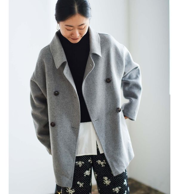 le.coeur blanc「《手洗い可能》3WAYレイヤードニット」|ニット・セーター|