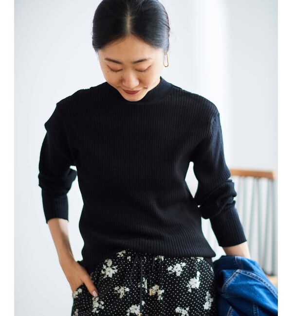 le.coeur blanc「《手洗い可能》3WAYレイヤードニット」|ニット・セーター|