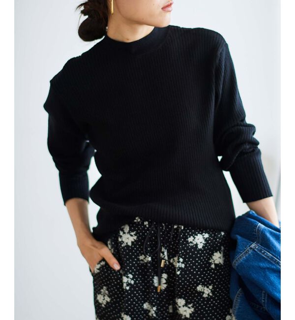 le.coeur blanc「《手洗い可能》3WAYレイヤードニット」|ニット・セーター|