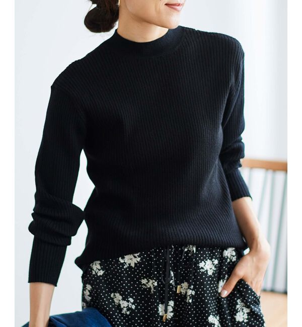 le.coeur blanc「《手洗い可能》3WAYレイヤードニット」|ニット・セーター|