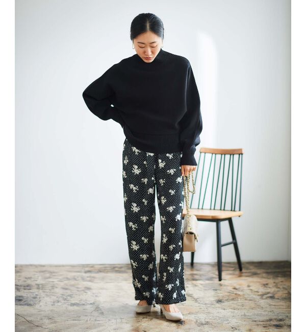 le.coeur blanc「《手洗い可能》3WAYレイヤードニット」|ニット・セーター|